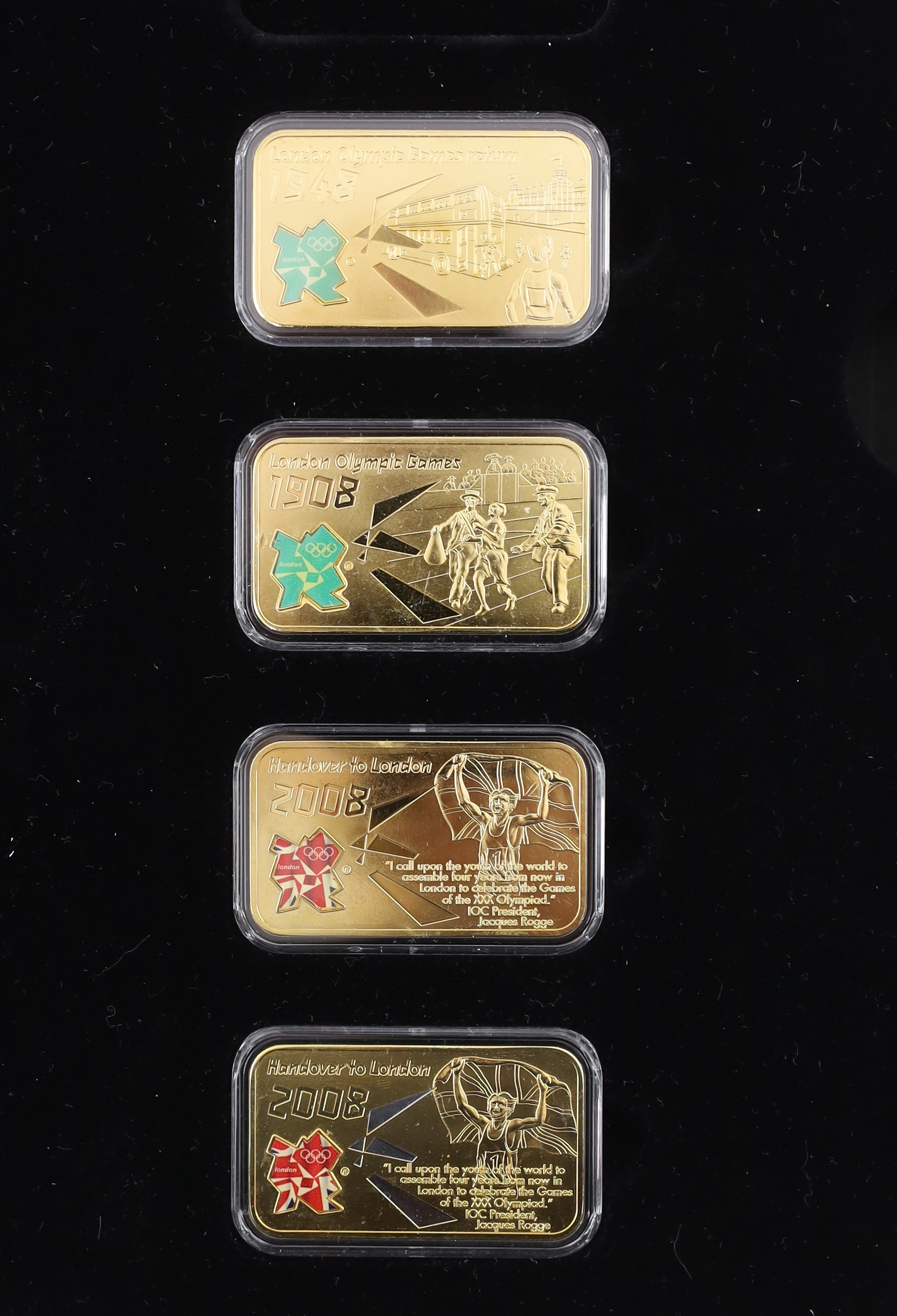 QEII coin issues - The London Mint office Britannia £5 coin and banknote tribute set, The 2008 & undated 20p coin set French, changing face of Britain’s coinage national emblems edition, Royal Mint 2012 Olympics 50p cycl